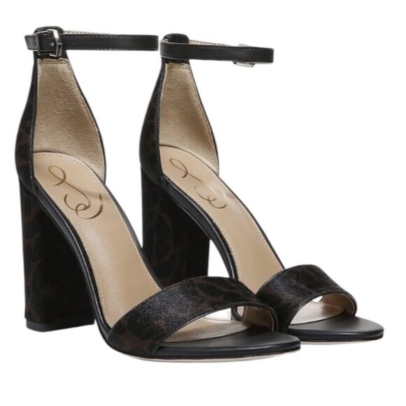 Sam Edelman Women's Yaro Dress Sandal, LEOPARD HAIR LEATHER, size 10, NWOT - Picture 1 of 13